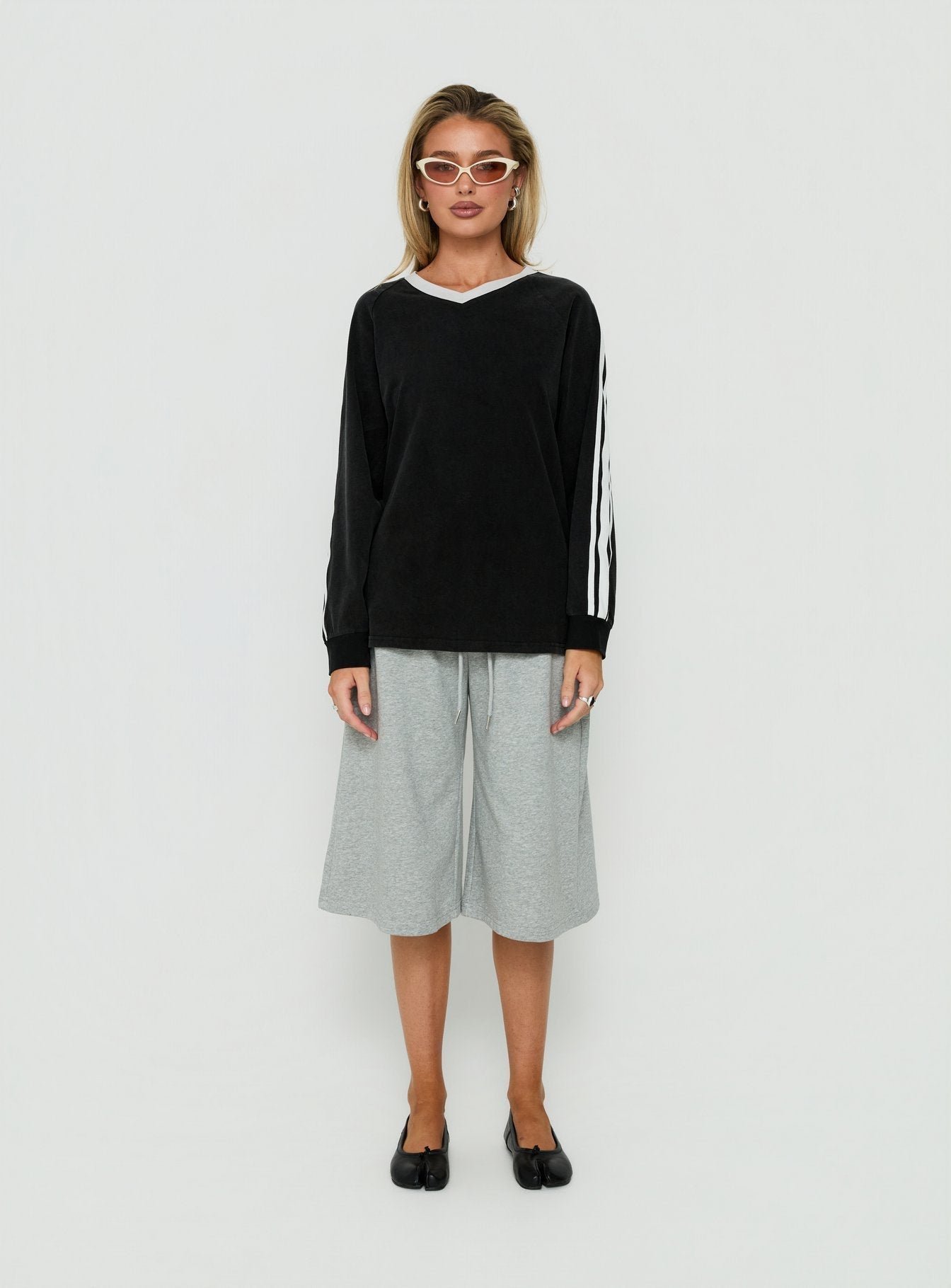 All Stars Long Sleeve Top Washed Noir