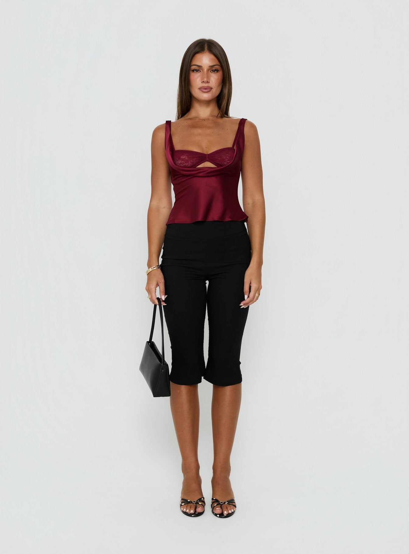 Delilah Top Burgundy