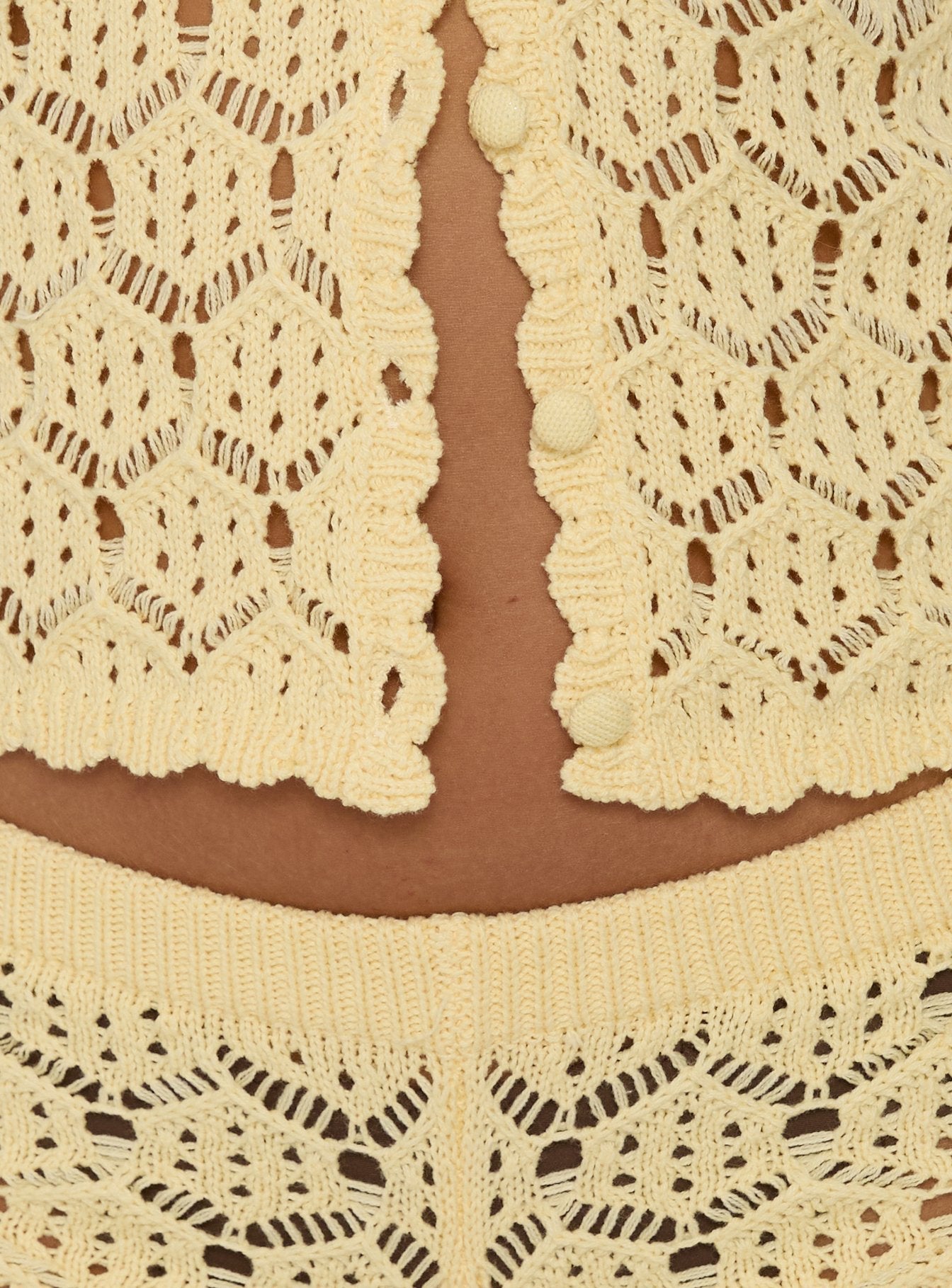Sun Still Shines Crochet Set Yellow