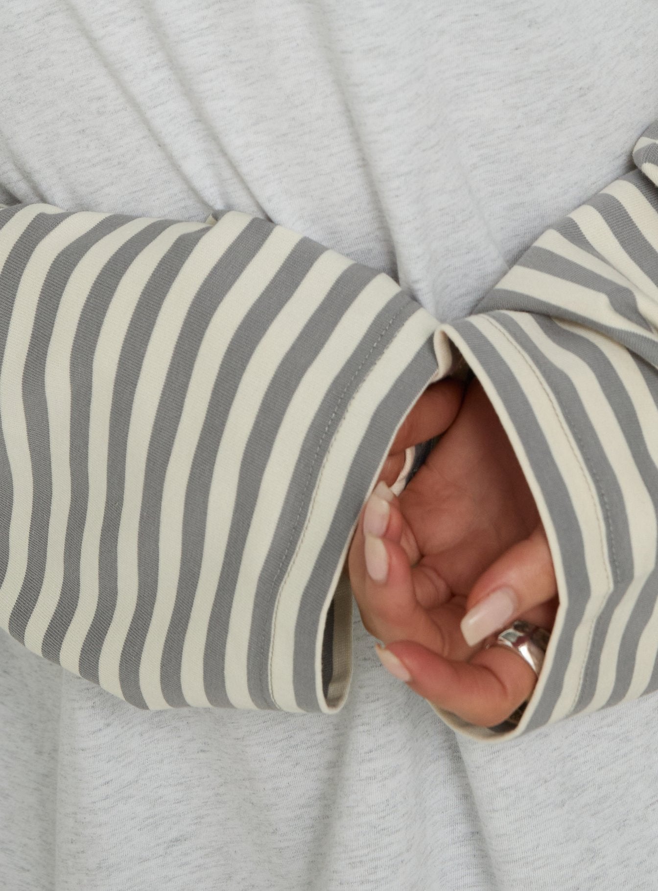 Bottega Shirt Ash Stripe
