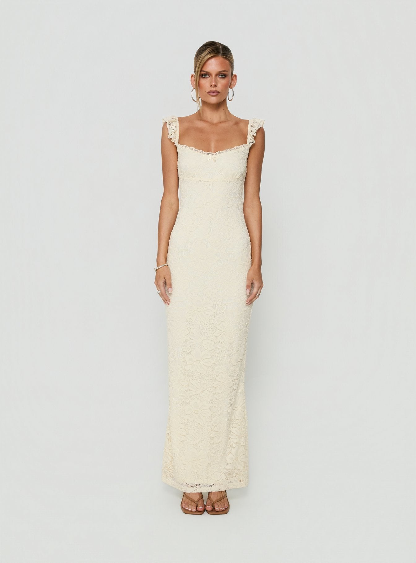 Beacall Maxi Dress Lemon