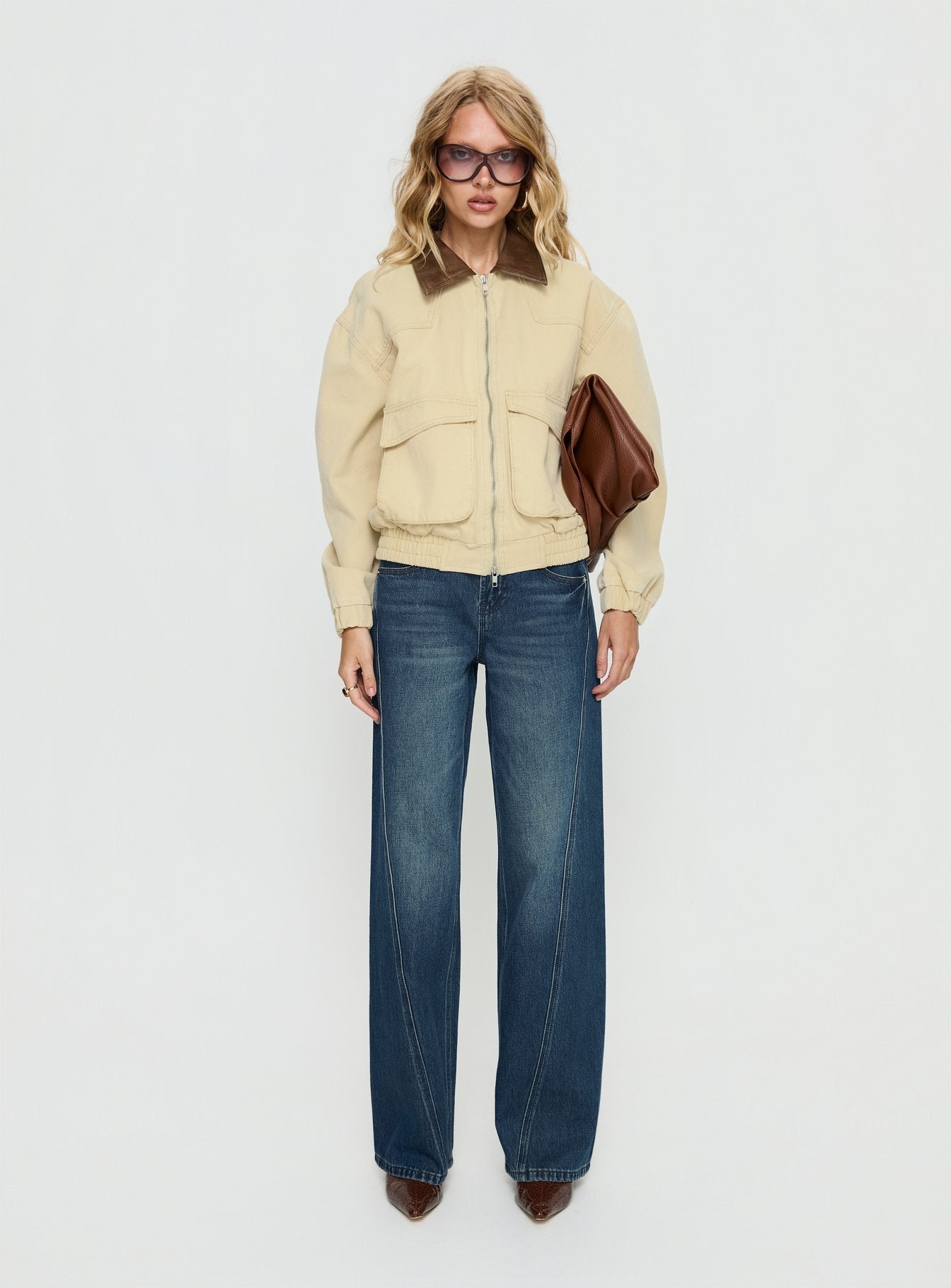 Sancia Bomber Jacket Beige