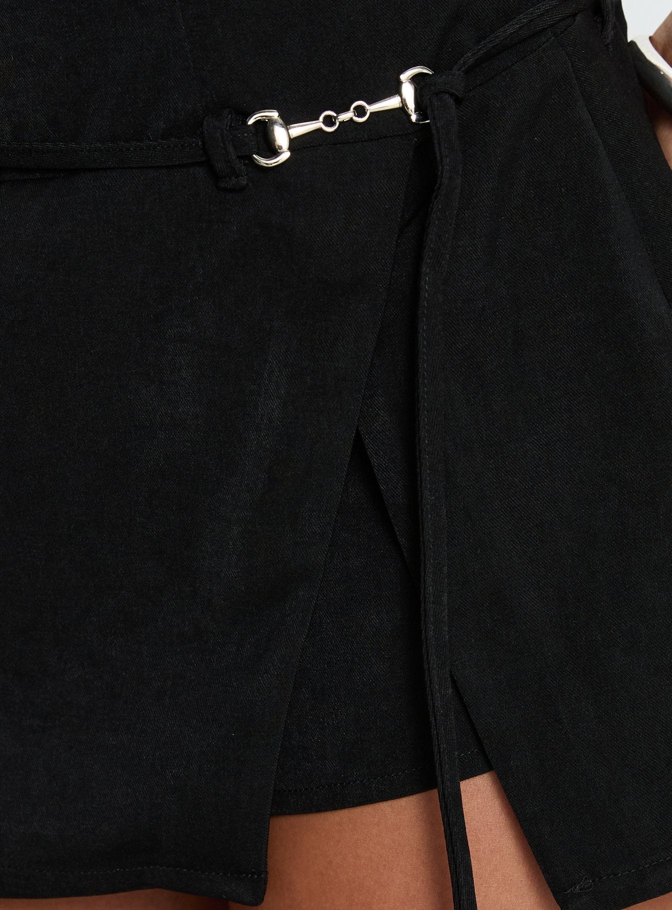 Piatta Wrap Romper Black