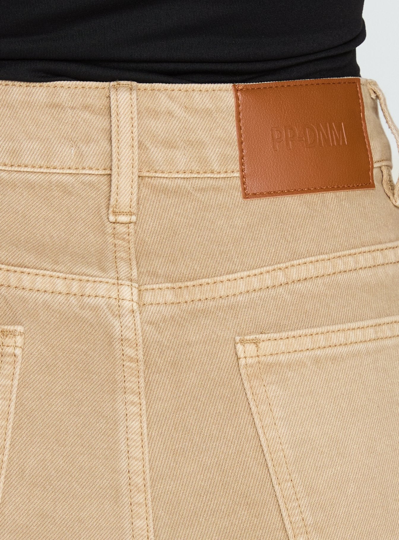 Tropicana Denim Shorts Tan