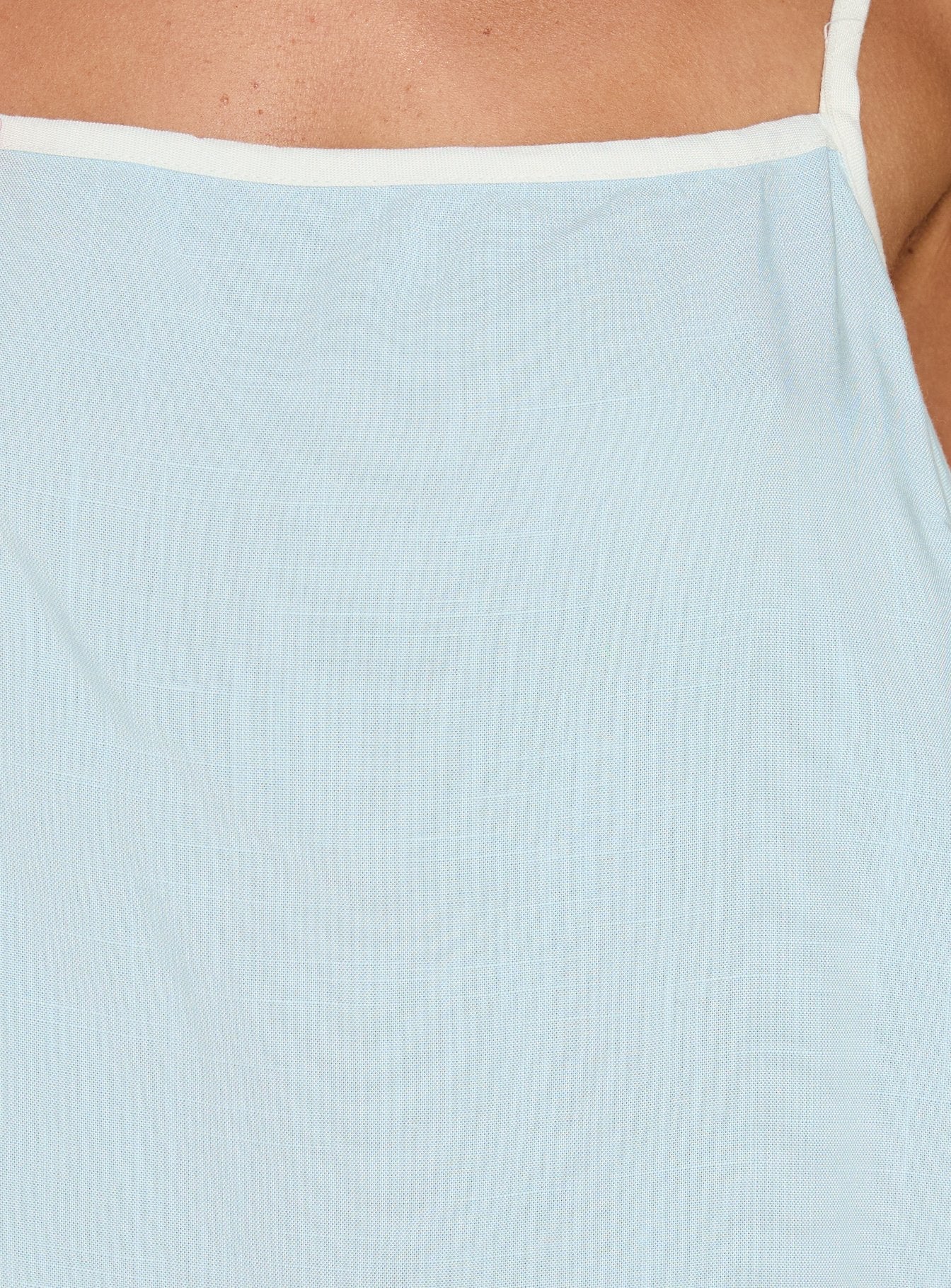 Nolei Contrast Pants Set Blue / White