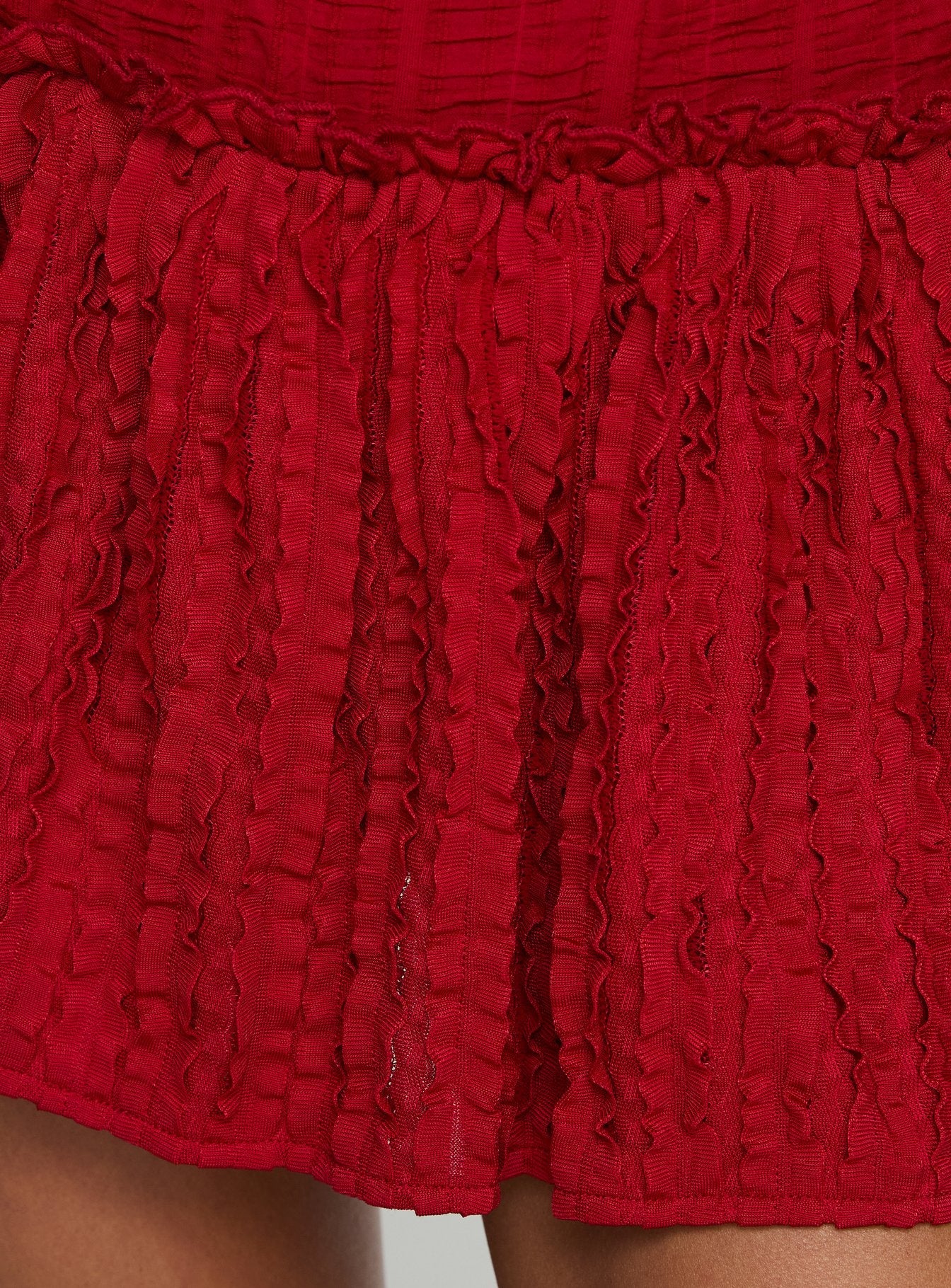 Mixie Halter Playsuit Red