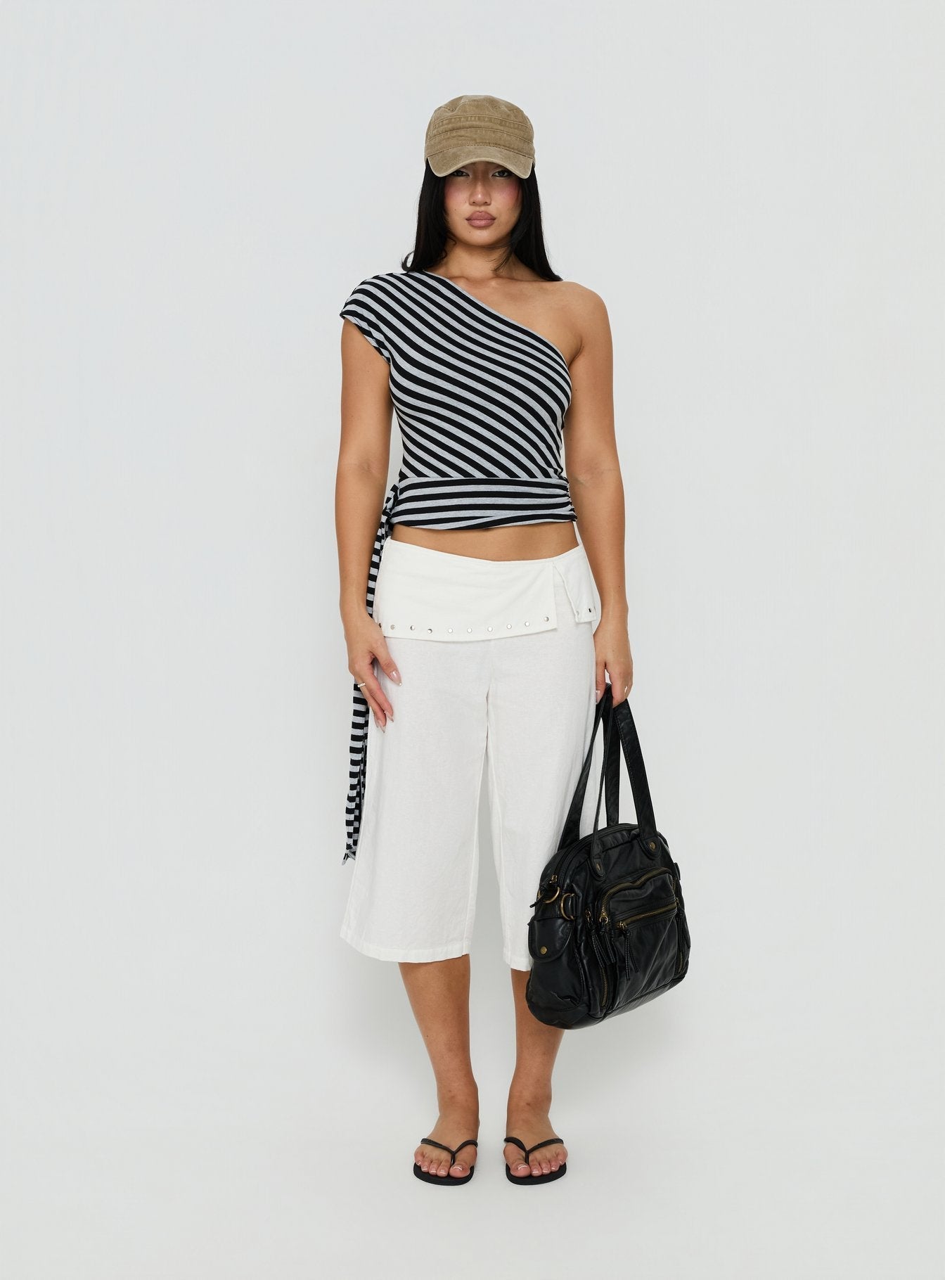 Oren Capri Trouser Ivory
