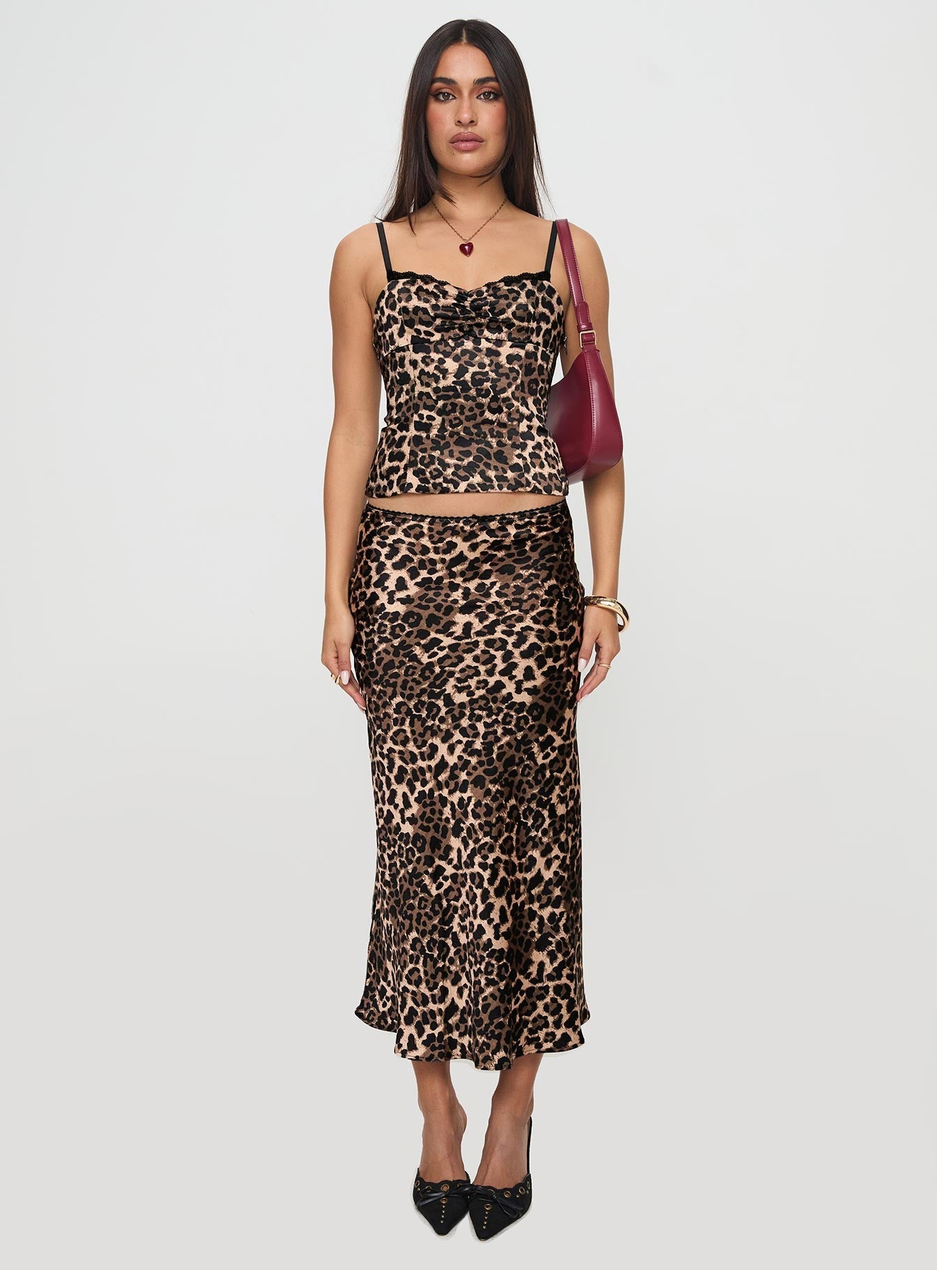 Enigmatic Cami Top Leopard