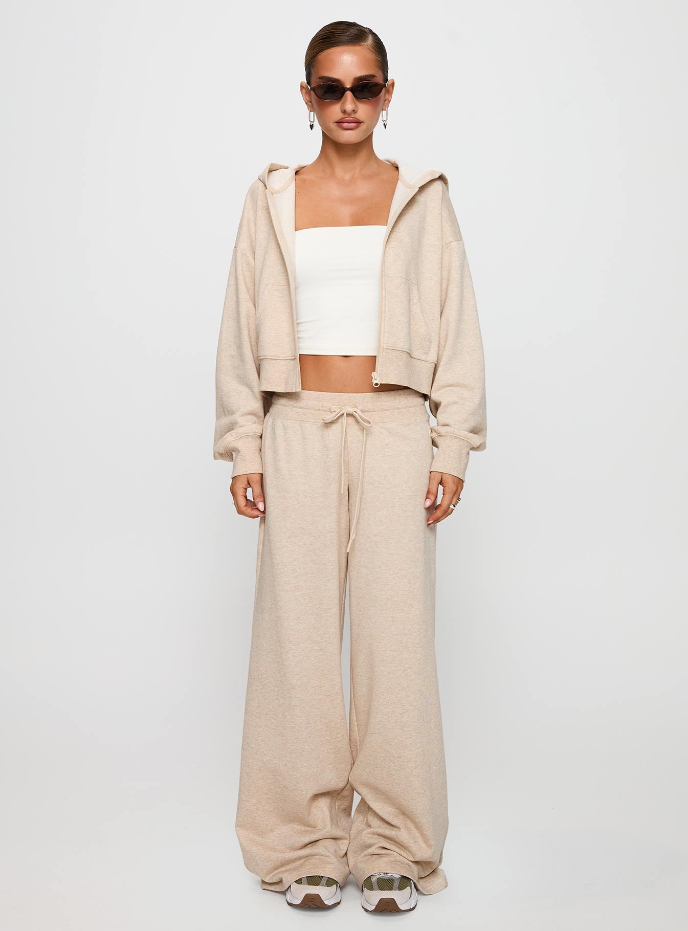 Mindful Low Rise Pant Oat Marle