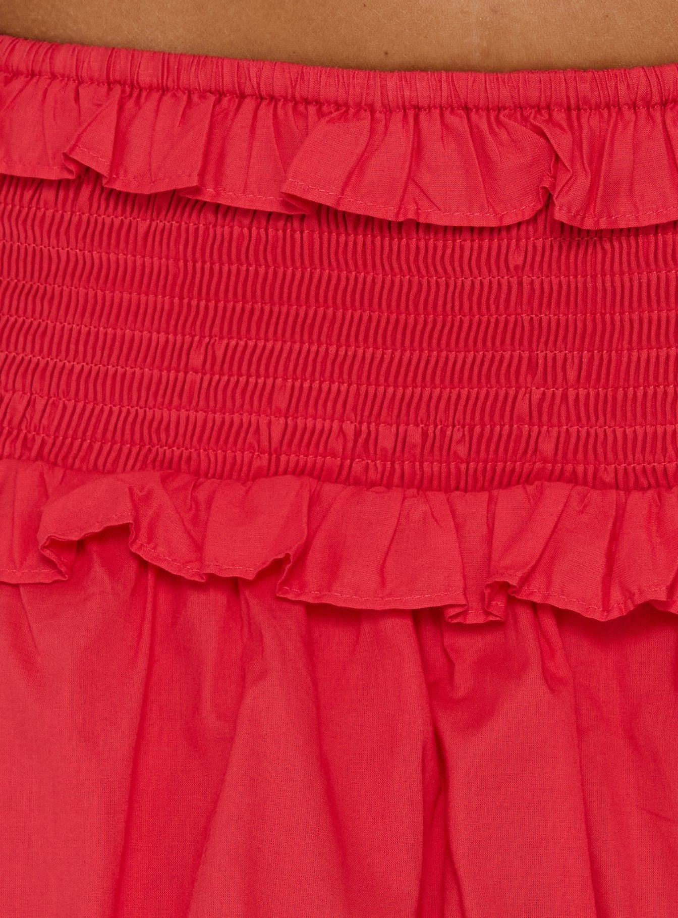 Corabel Ruffle Skort Red