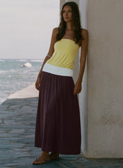 Heart Swarm Colour Block Strapless Maxi Dress Multi