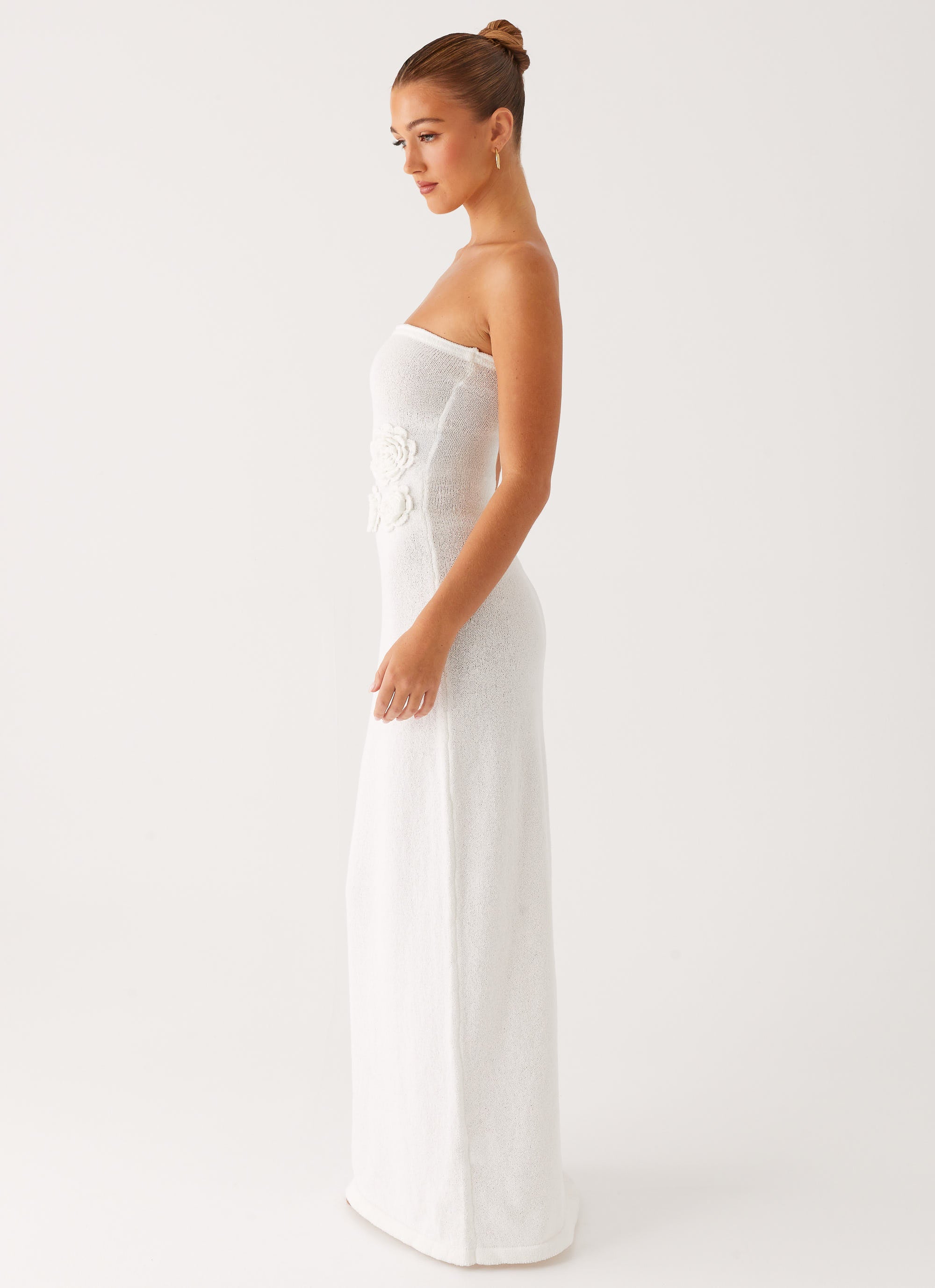 Arli Strapless Maxi Dress - Ivory
