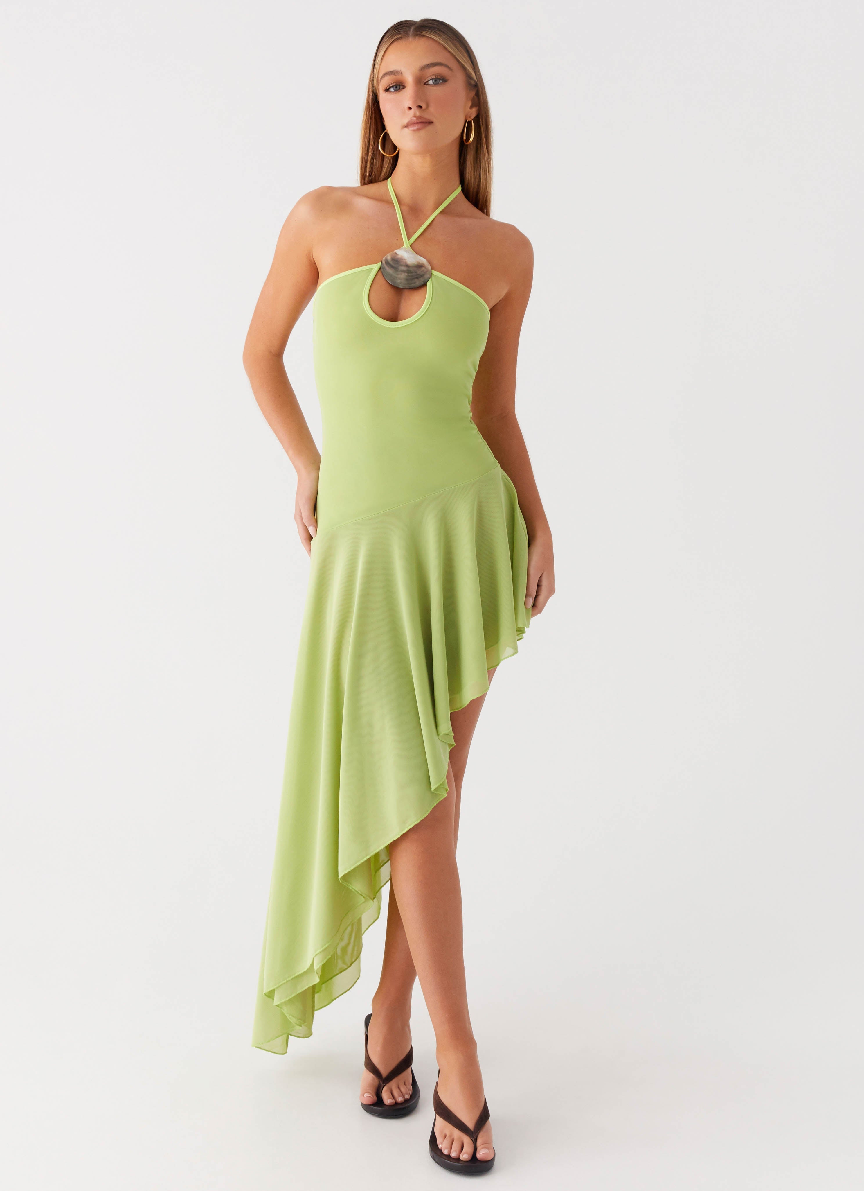 Avigalle Maxi Dress - Lime