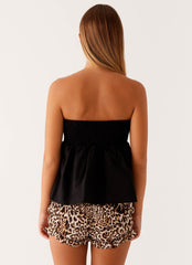 Cassie Tube Top - Black