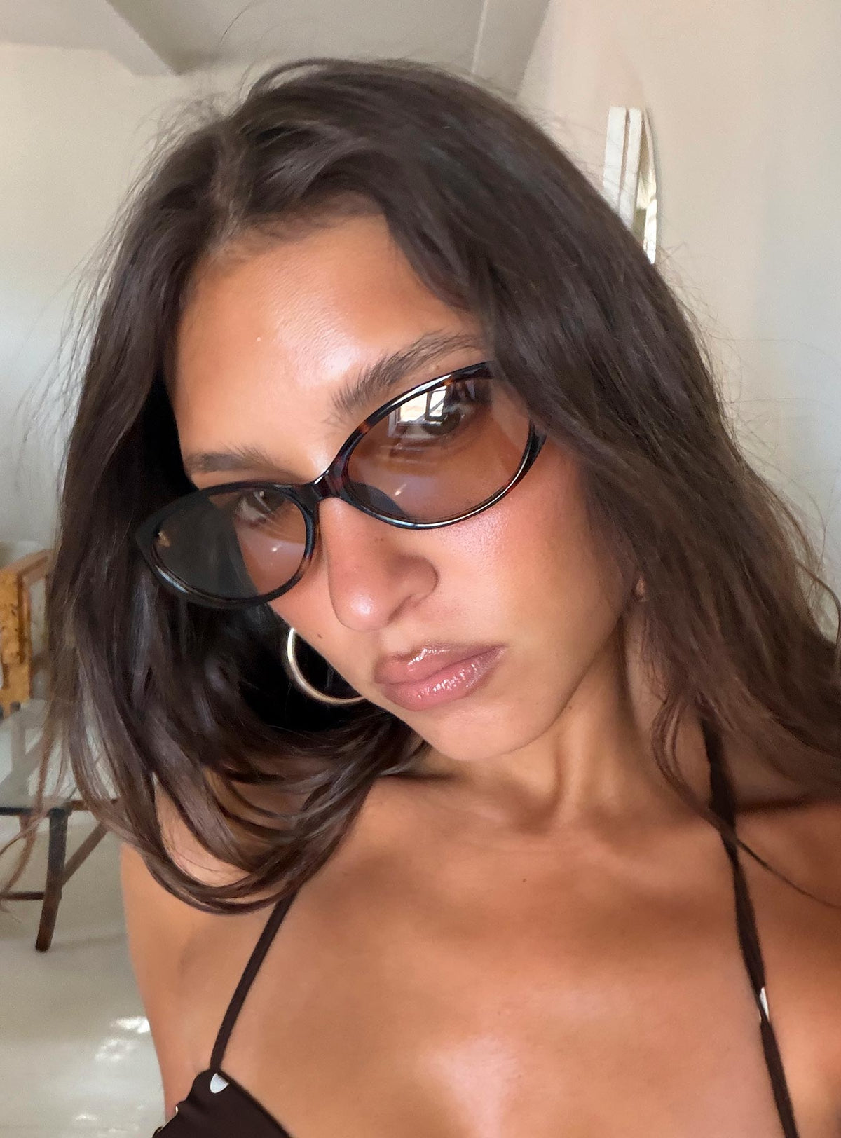 Daydream Baby Oval Sunglasses Brown / Tort