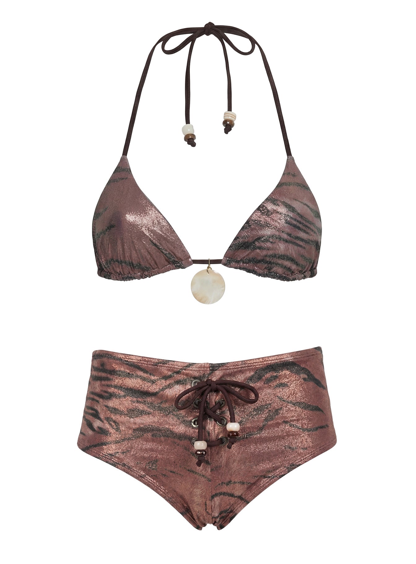 Jennee Micro Swim Shorts Tiger