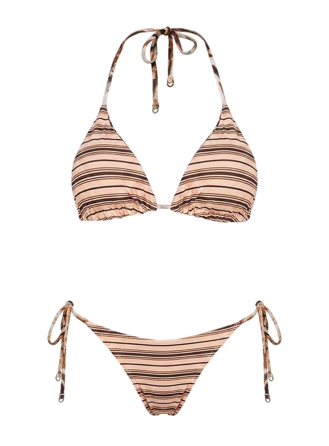 Fluera Reversible High Side Tie Bikini Bottoms Animal