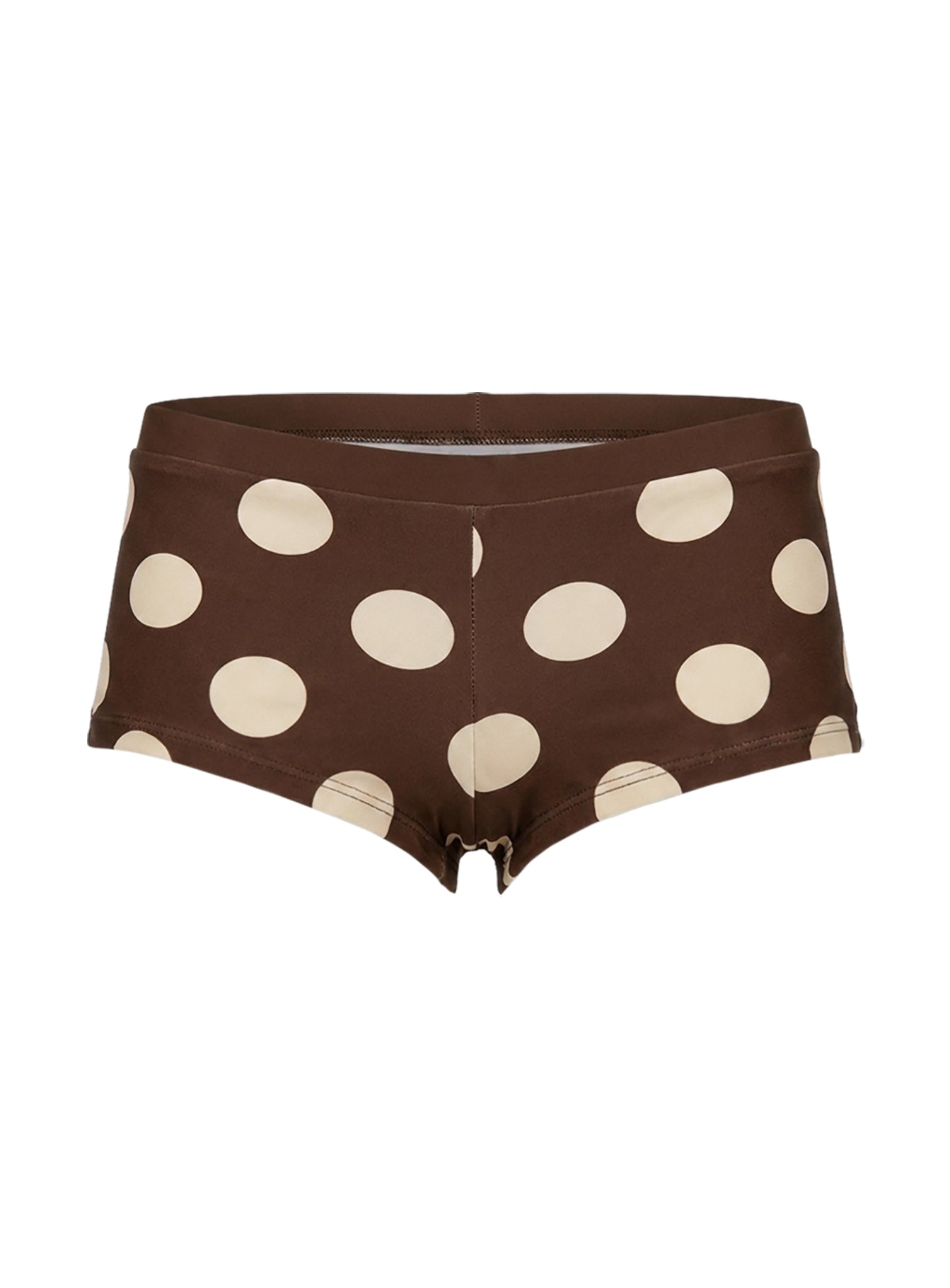 Lemmi Swim Short Brown Polka Dot