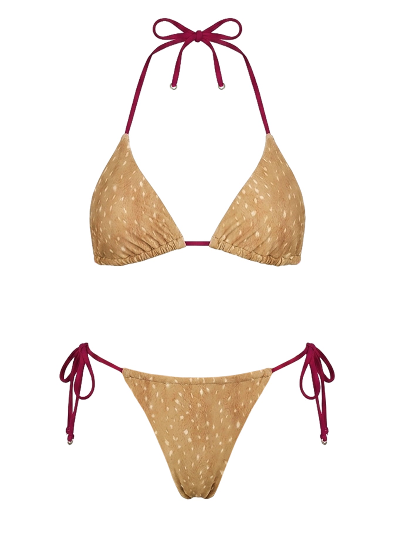 Selbie Triangle Bikini Top Bambi