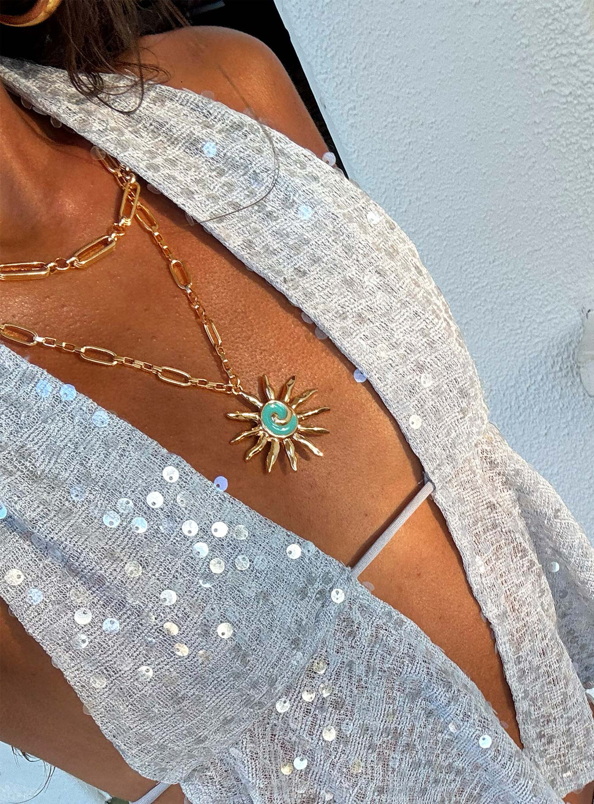 Split The Difference Necklace Pack Gold