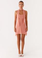 Hudson Mini Dress - Peach