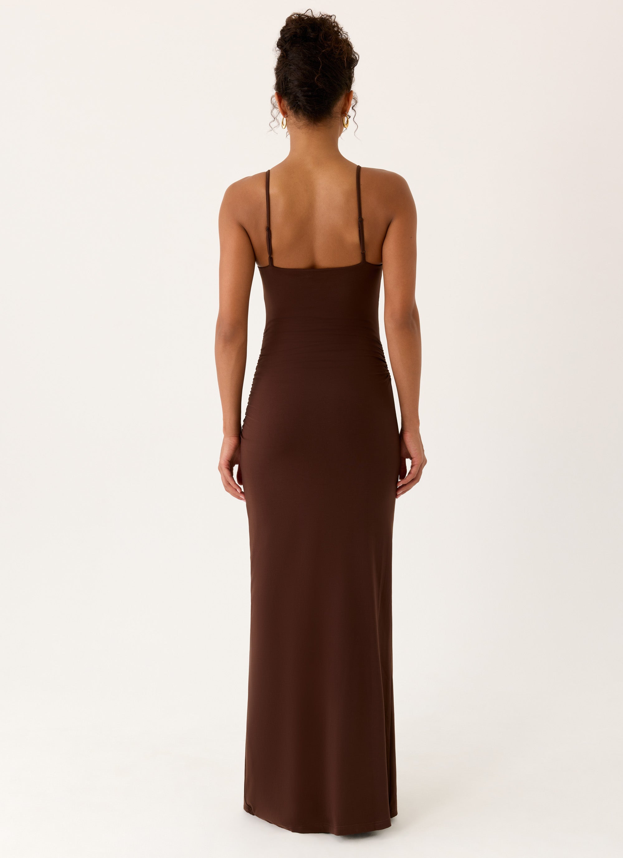 Inez Maxi Dress - Chocolate