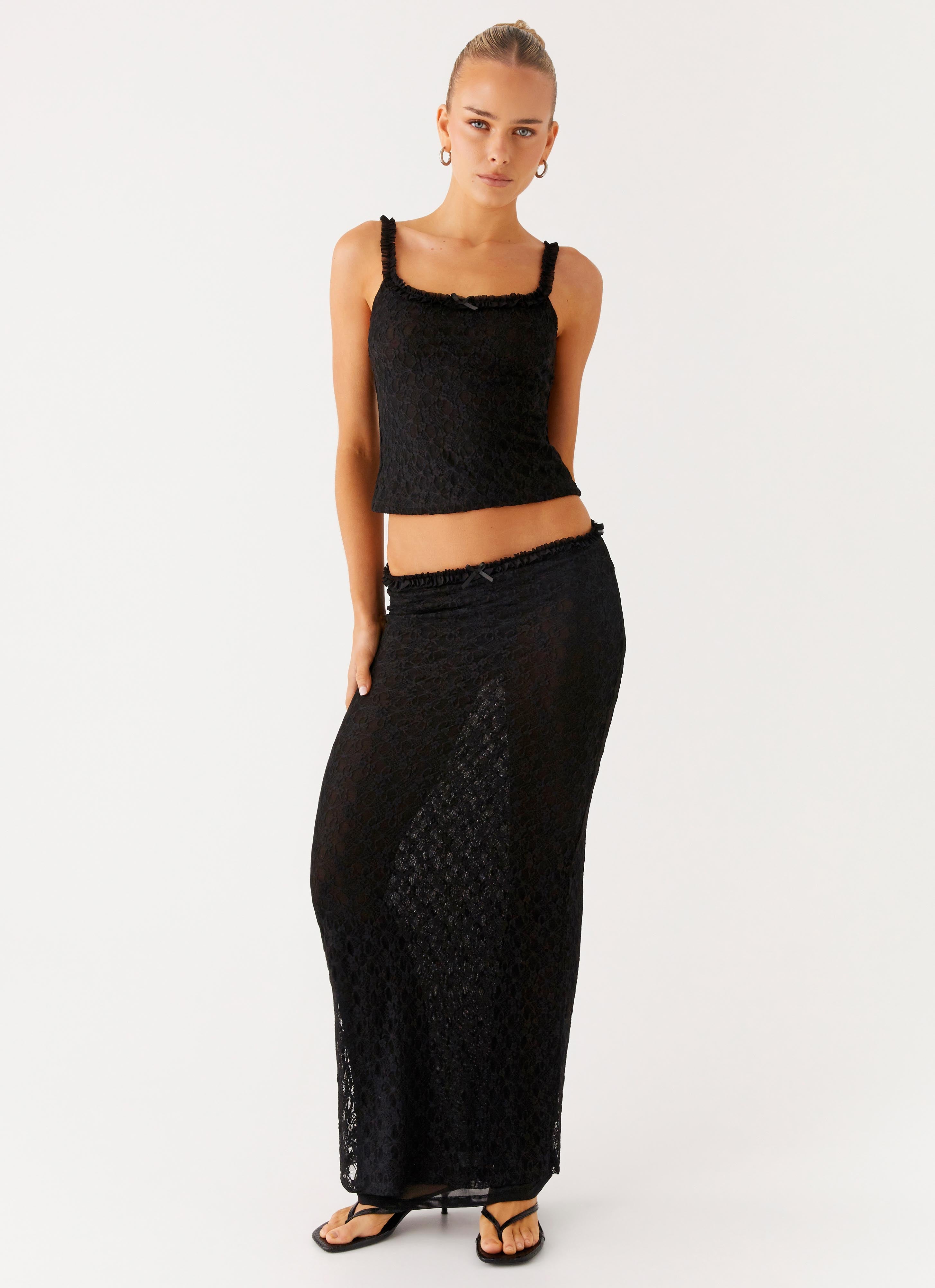 Ophira Cami Top - Black
