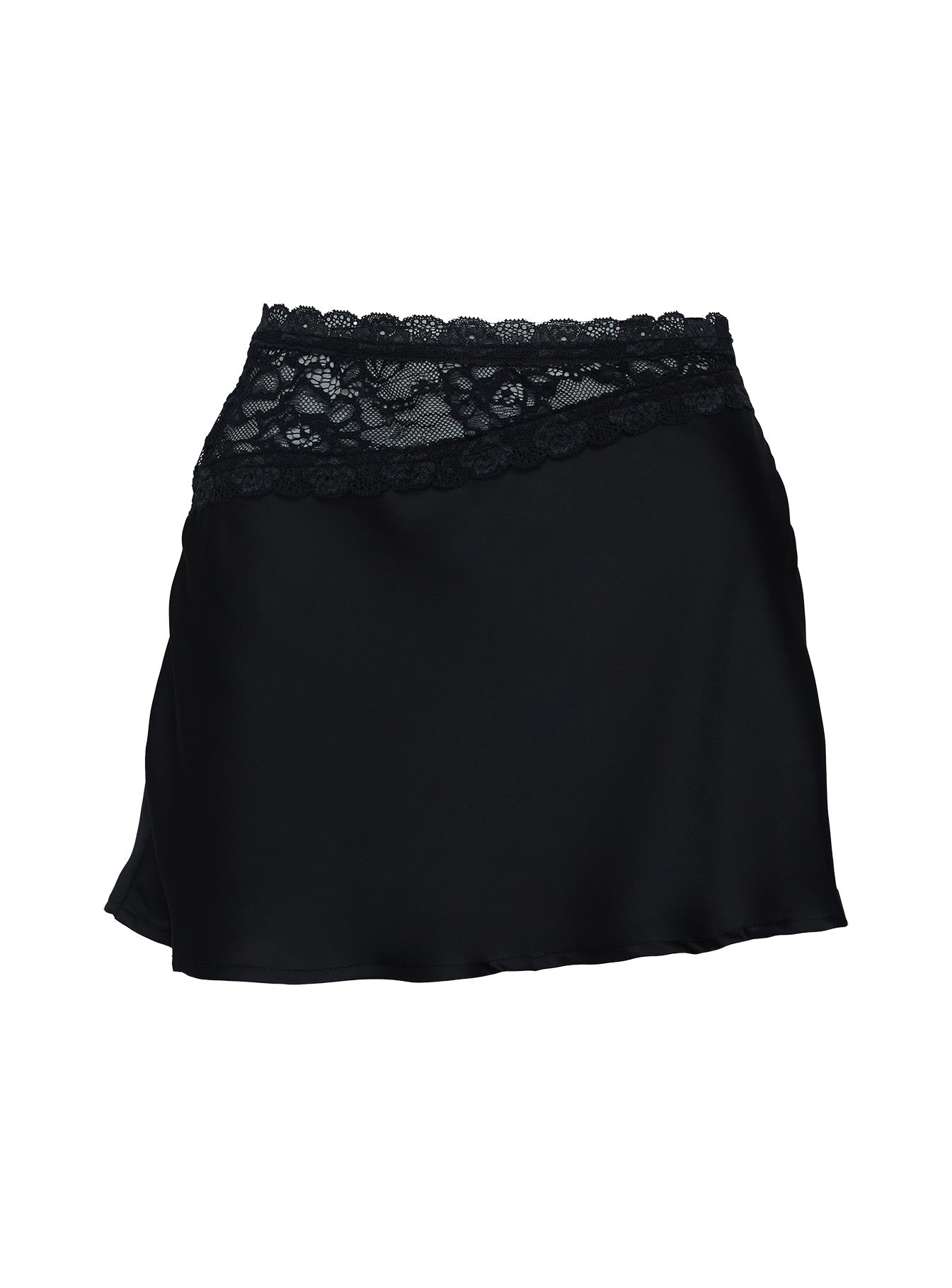 Pentacles Lace Mini Skirt Black