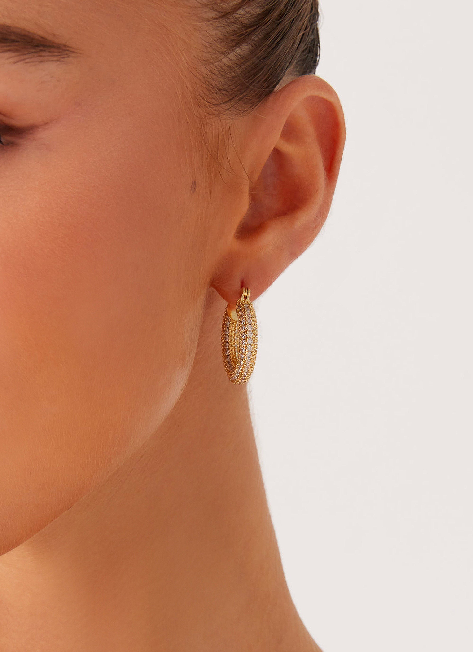 Violet Earrings - Gold